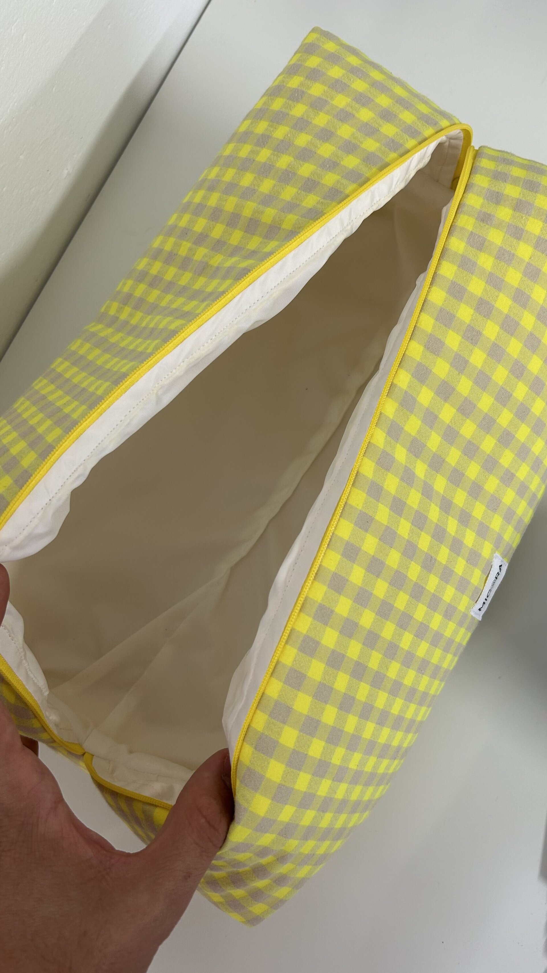 Neceser Acolchado Vichy Amarillo - 5