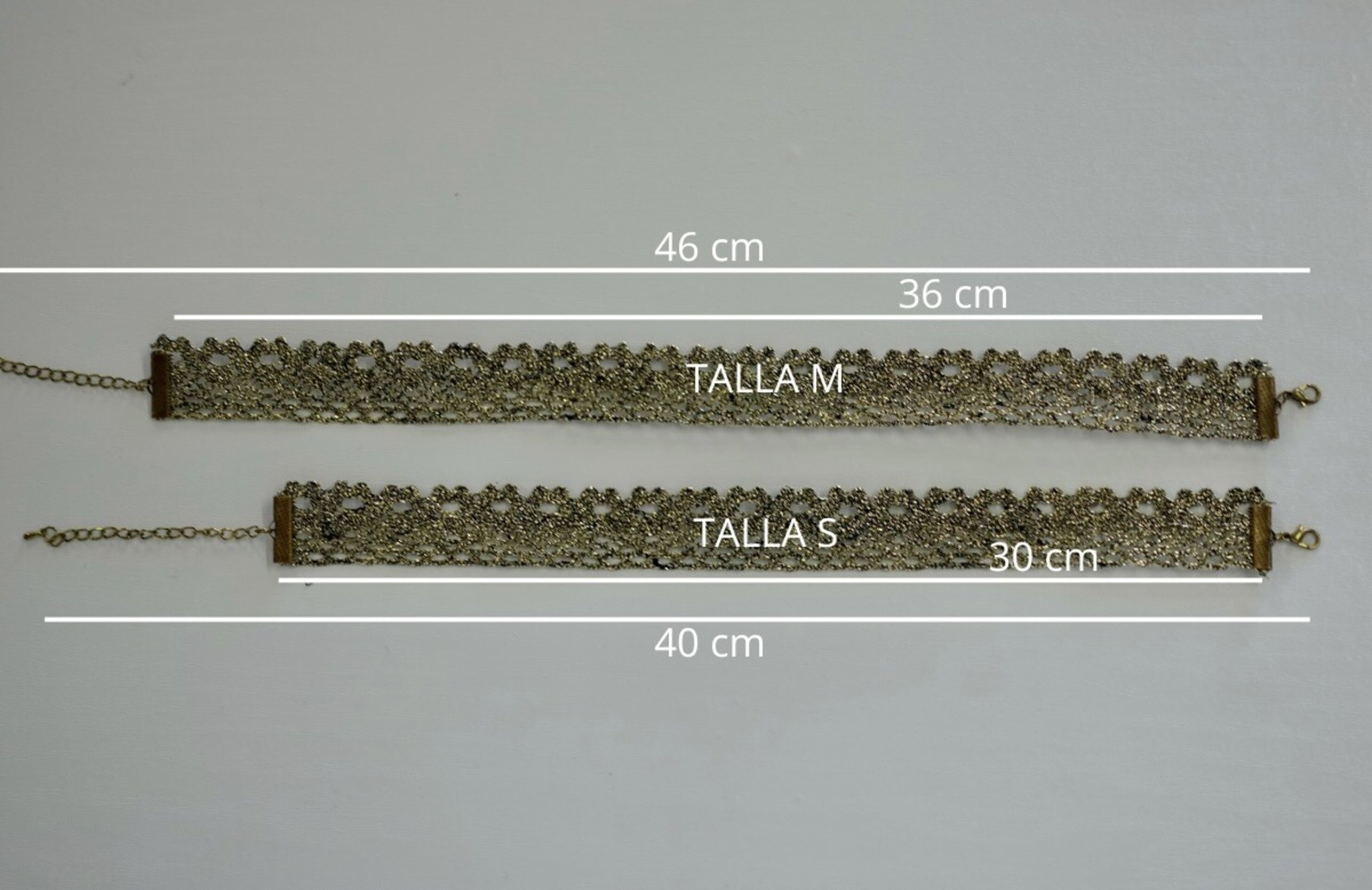 Choker Encaje Dorado - 3