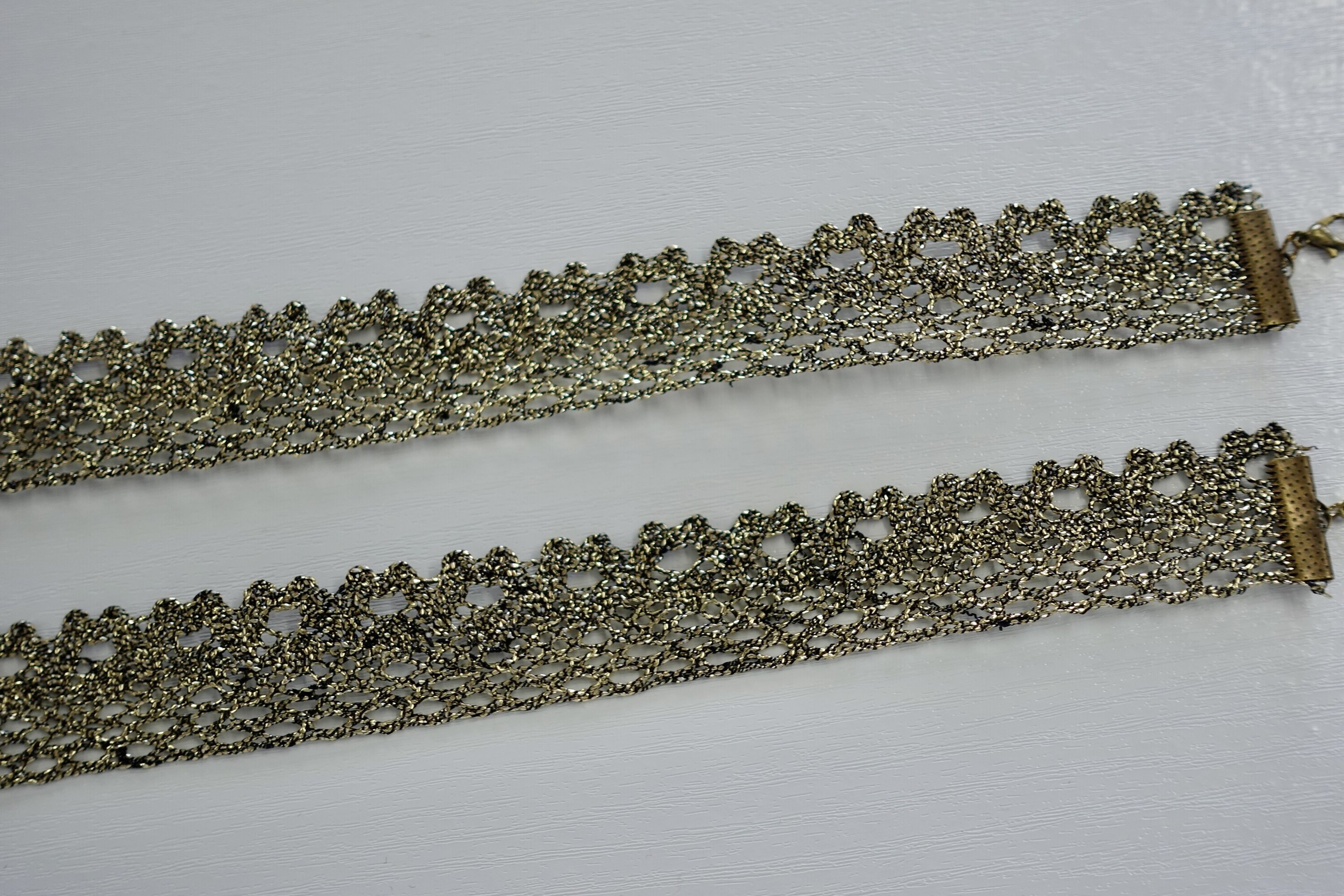Choker Encaje Dorado - 2
