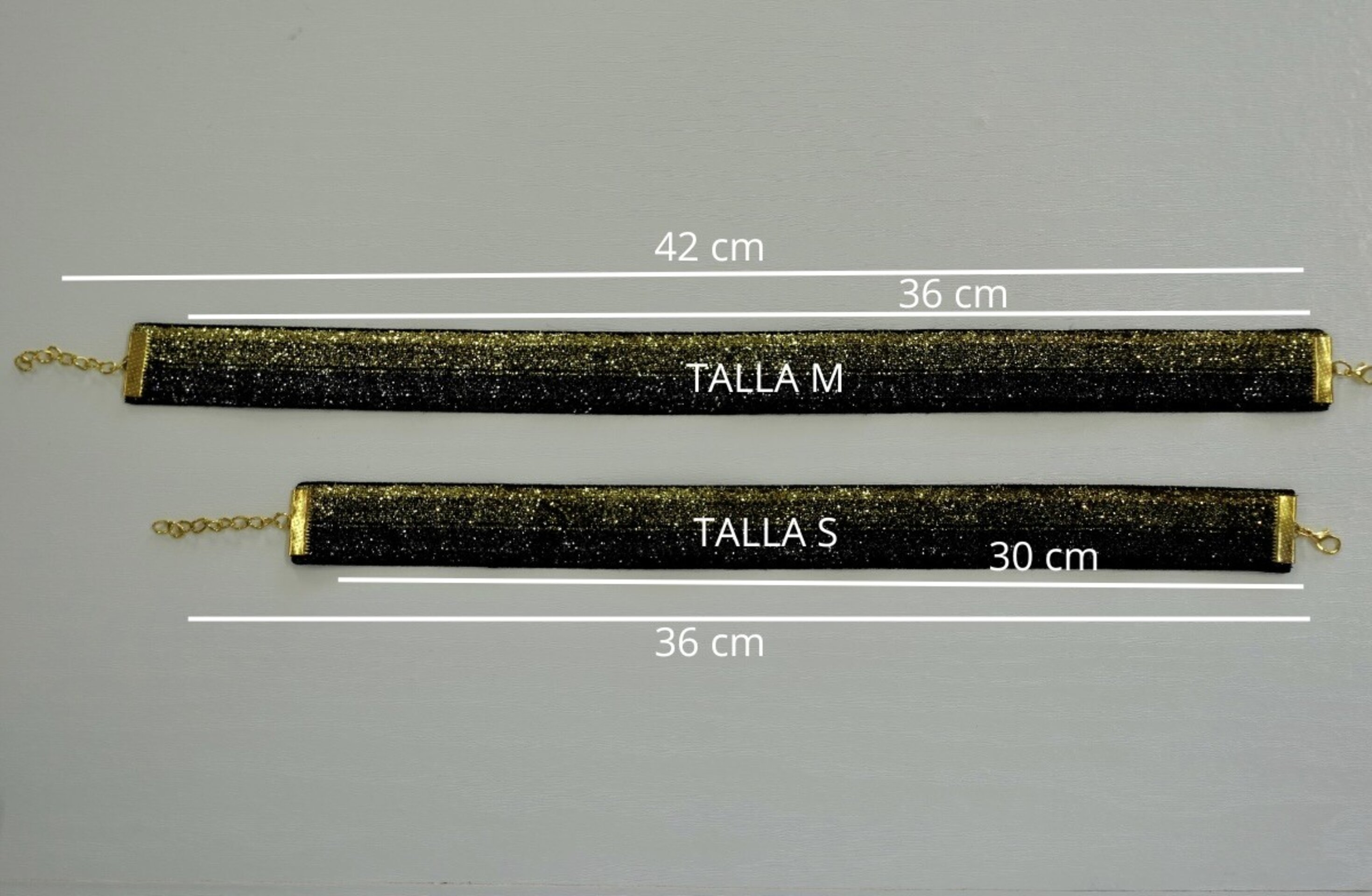 Choker Brillo Dorado - 3